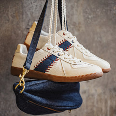 Summer Vintage Baseball Trainers with Thick Sole for Men