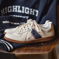 Summer Vintage Baseball Trainers with Thick Sole for Men