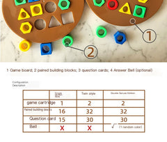 Montessori Shape Matching Game