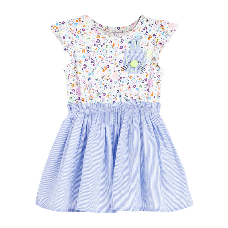 European American Summer Dresses for Girls