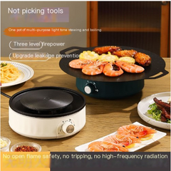 Electric Tea Maker with Glass Kettle and Quiet Design