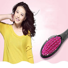 Electric Hair Straightening Comb and Ceramic Flat Iron