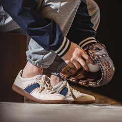 Summer Vintage Baseball Trainers with Thick Sole for Men